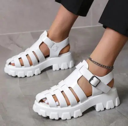 Thick Soled Platform Sandals