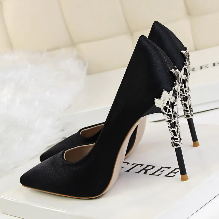 Spring New Pointed Toe Stiletto Heels for Women