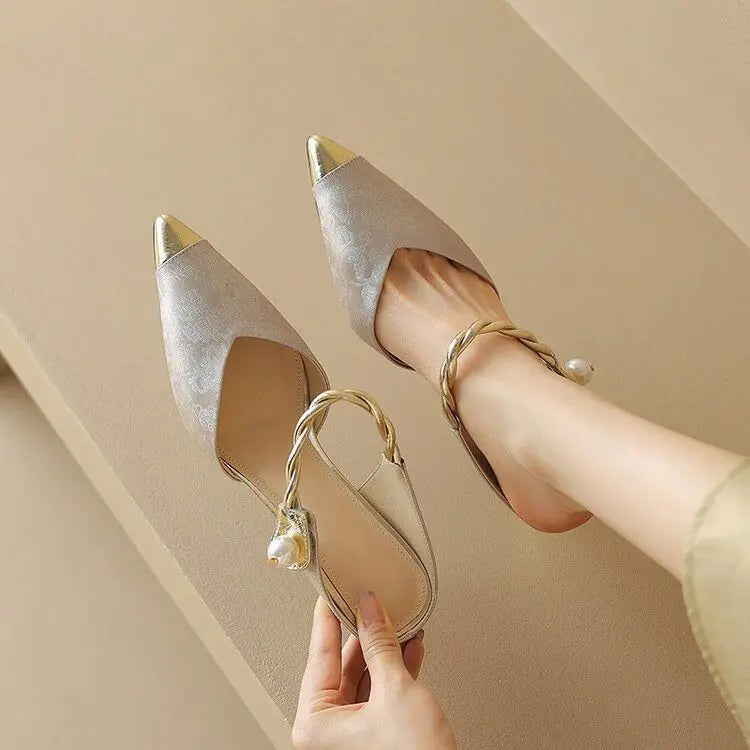 Summer Pointed Toe Stiletto Heels for Women