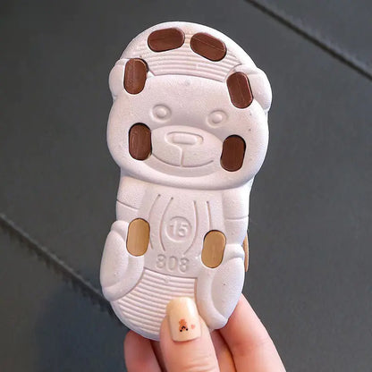 Unisex Baby Bear Sandals - Breathable Open Toe Shoes