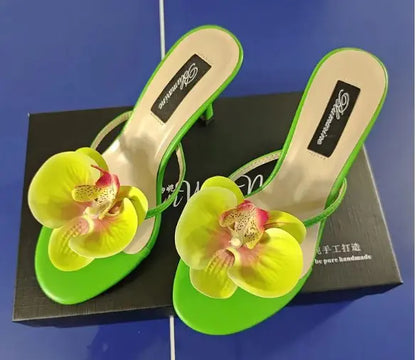 Pink Orchid Heels Sandals