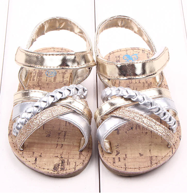Baby Princess Sandals - Infant Cross Strap