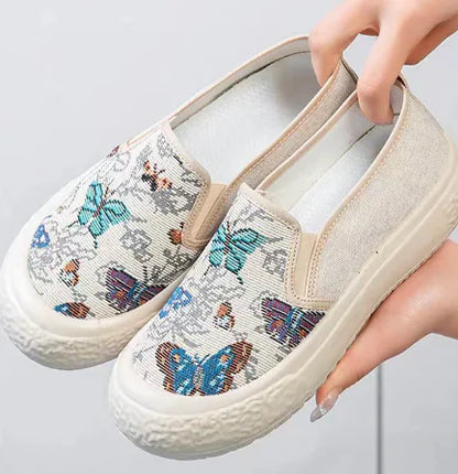 Flat Bottom Breathable Mesh Lazy Sandals