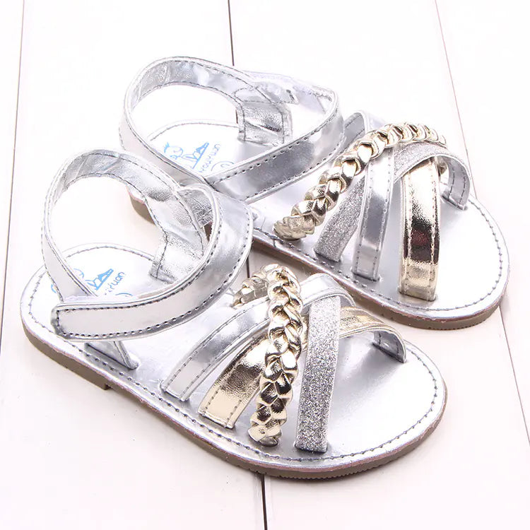 Baby Princess Sandals - Infant Cross Strap
