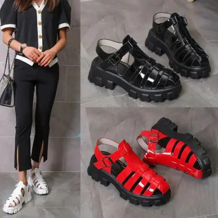 Thick Soled Platform Sandals