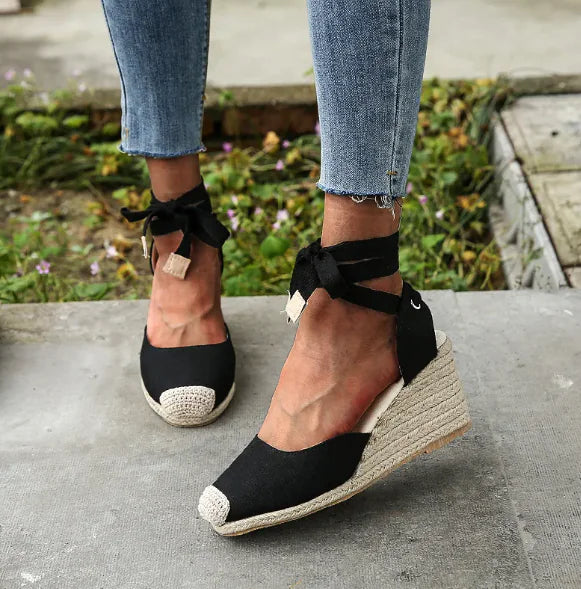 Wedge Heel Strap Sandals